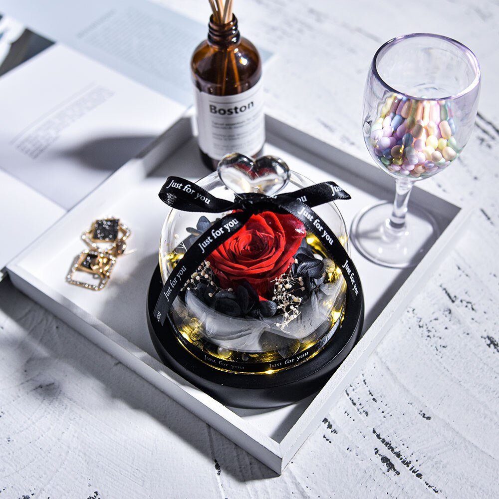 Supreme Eternal Rose with Designer Bell (Choice of color)