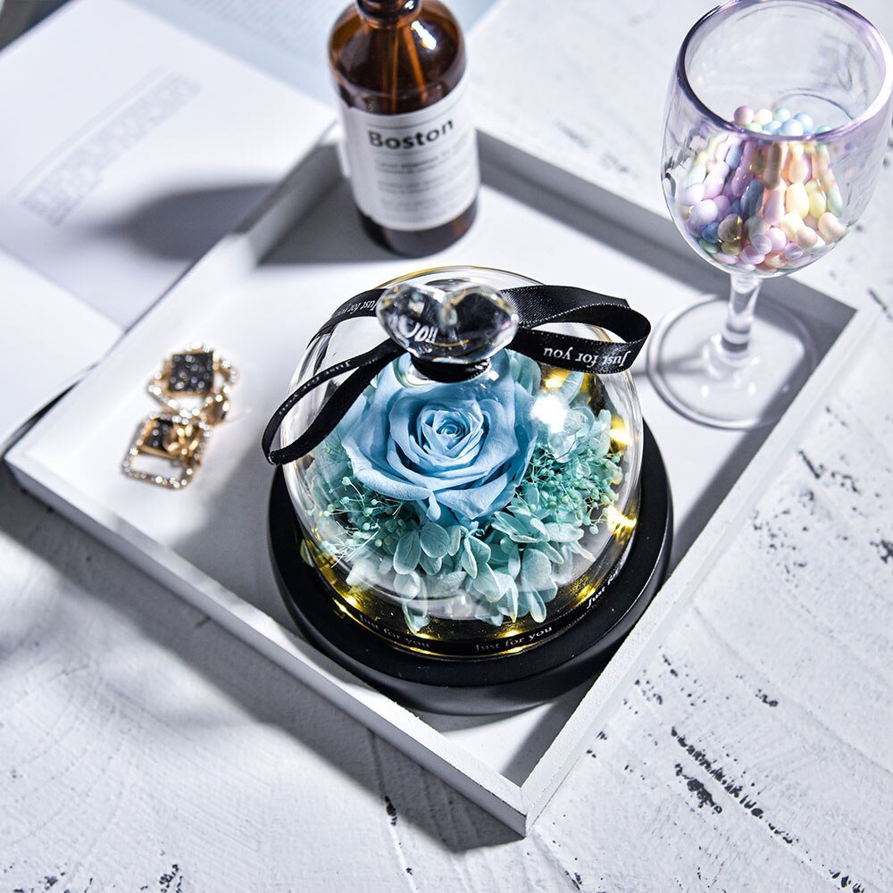 Supreme Eternal Rose with Designer Bell (Choice of color)
