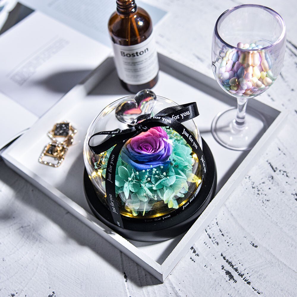 Supreme Eternal Rose with Designer Bell (Choice of color)