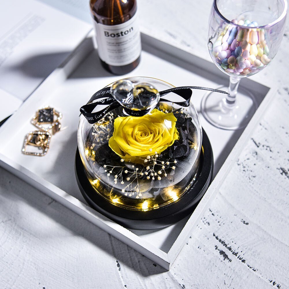 Supreme Eternal Rose with Designer Bell (Choice of color)