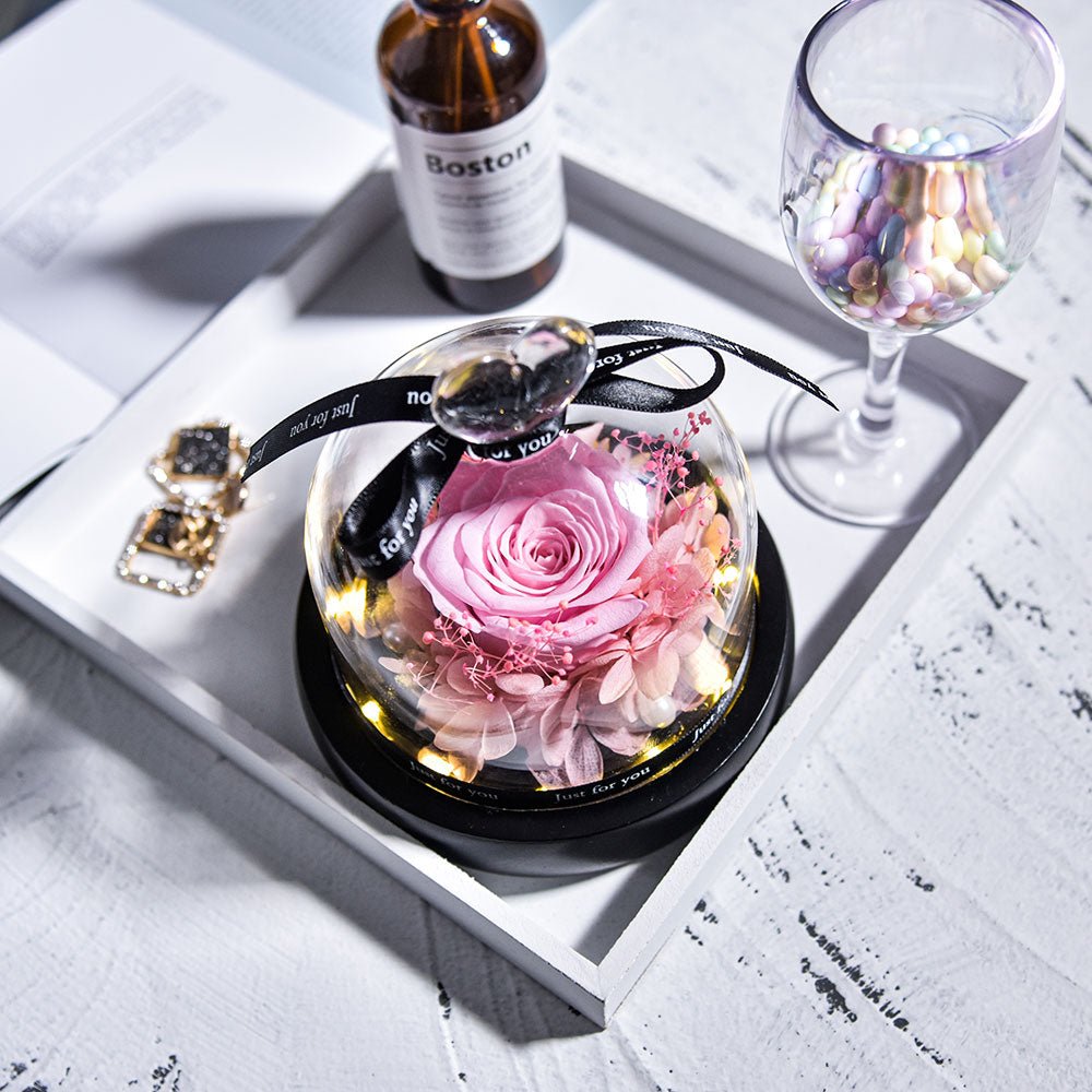 Supreme Eternal Rose with Designer Bell (Choice of color)