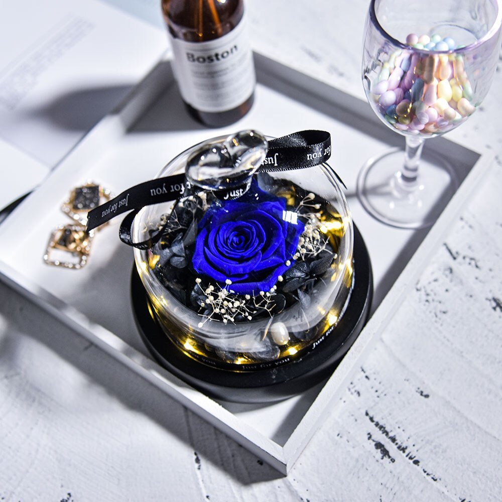 Supreme Eternal Rose with Designer Bell (Choice of color)