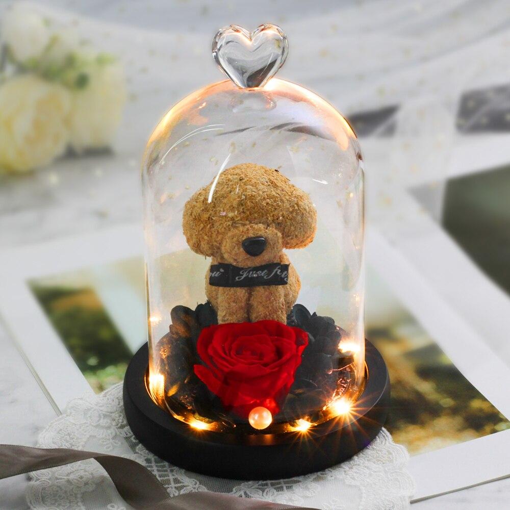 Little Puppy Eternal Rose (Choice of Colors) - Eternal Rose Store
