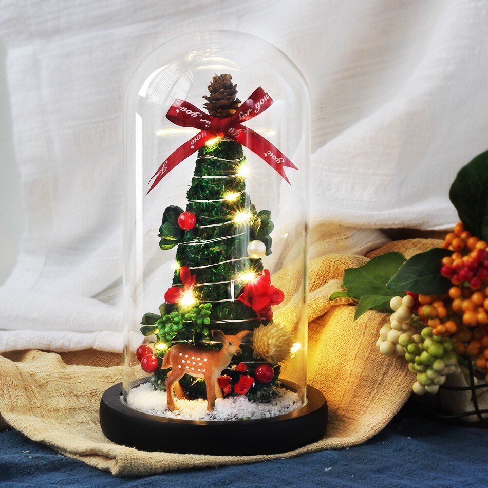 Christmas Tree Under Bell - Eternal Rose Store