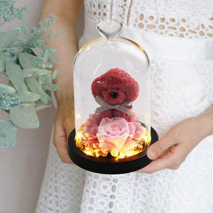 Little Puppy Eternal Rose (Choice of Colors) - Eternal Rose Store