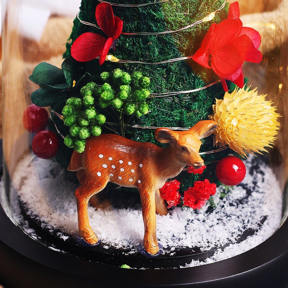 Christmas Tree Under Bell - Eternal Rose Store