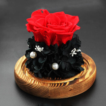 Sublime Eternal Rose Under Red Bell - Eternal Rose Store