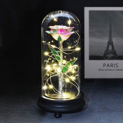 24K Gold Luminous Eternal Rose (Choice of Colors) - Eternal Rose Store