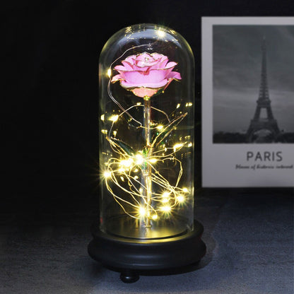24K Gold Luminous Eternal Rose (Choice of Colors) - Eternal Rose Store