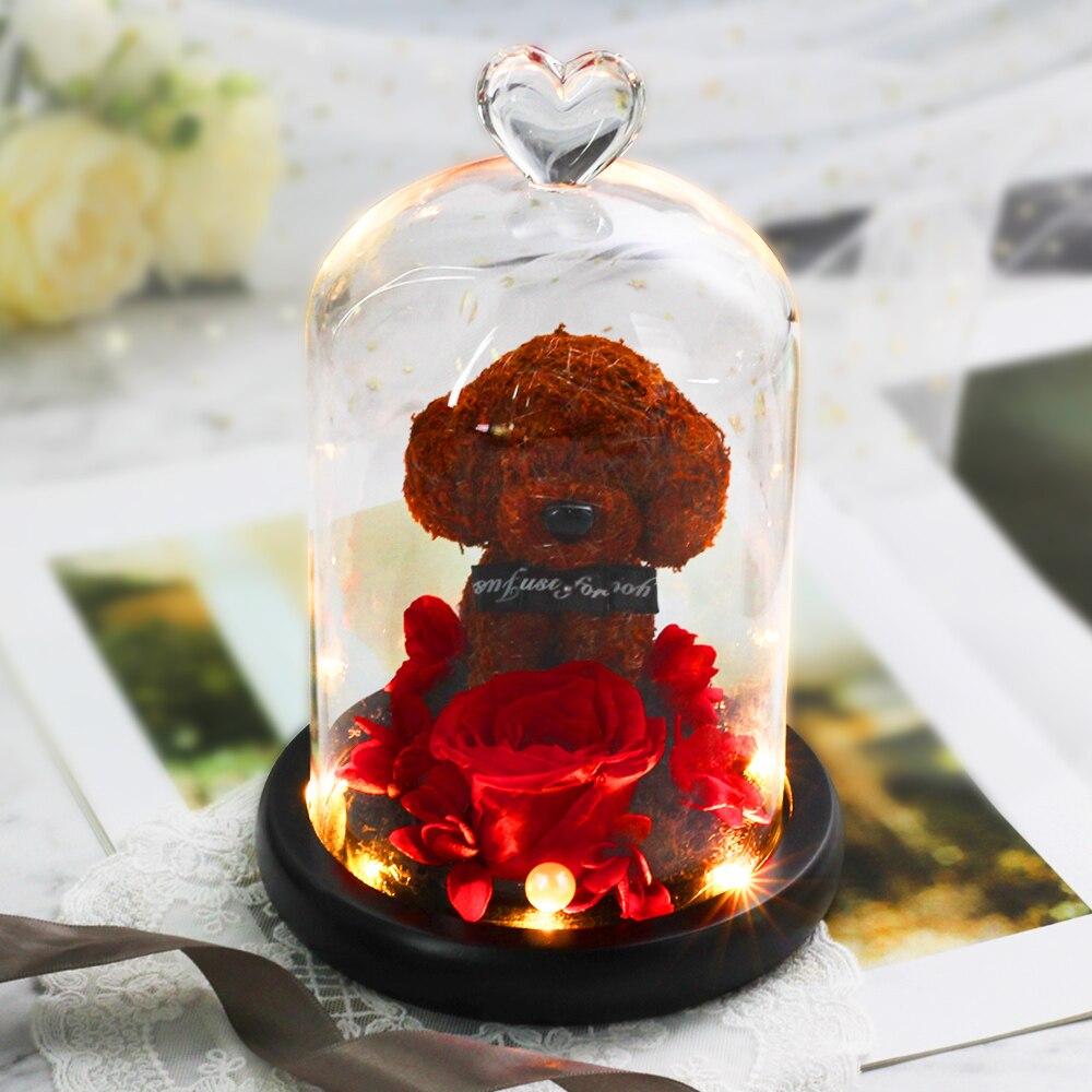 Little Puppy Eternal Rose (Choice of Colors) - Eternal Rose Store
