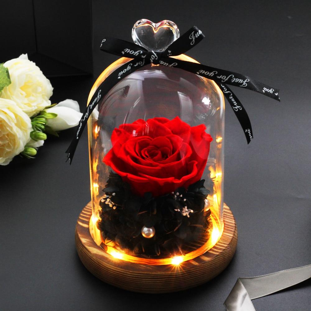 Sublime Eternal Rose Under Red Bell - Eternal Rose Store