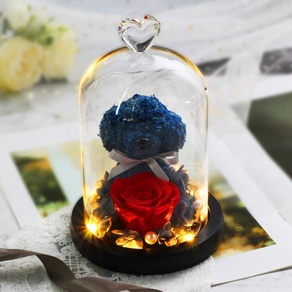 Little Puppy Eternal Rose (Choice of Colors) - Eternal Rose Store