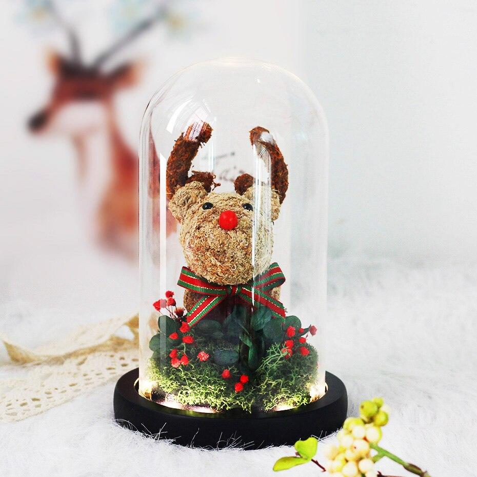 Christmas Tree & Reindeer Under Bell - Eternal Rose Store