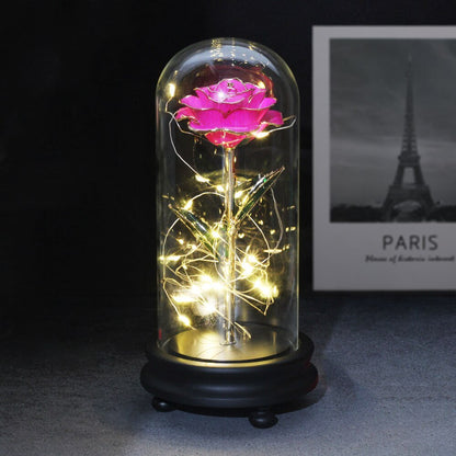 24K Gold Luminous Eternal Rose (Choice of Colors) - Eternal Rose Store