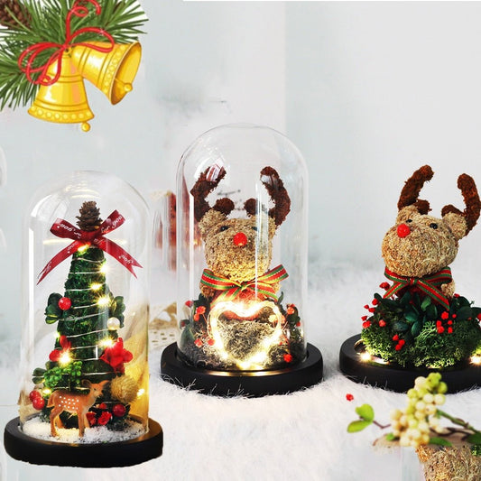 Christmas Tree Under Bell - Eternal Rose Store