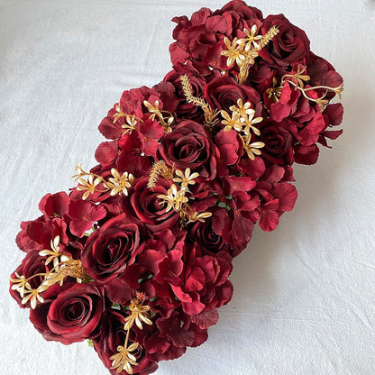 Elegant Silk Floral Wall Panel for Weddings (color choice)